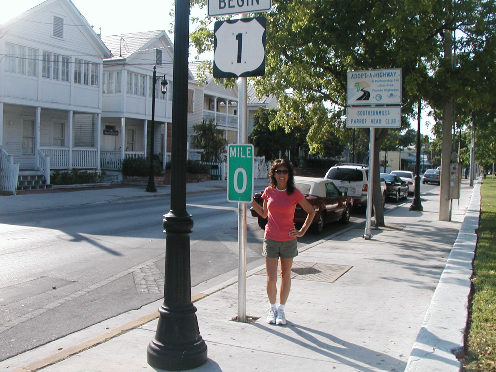 Mile 0 in Key West